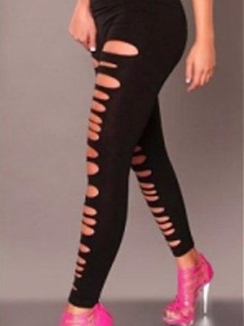 Frauen-Leggings Bateau Elasthan Polyester Heiß Club Kleider